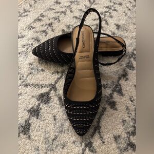 Cynthia Rowley flat - black & tan